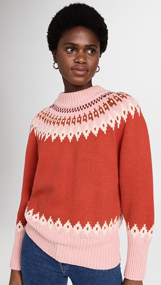 Birds of Paradis Kimi Oversized Fair Isle Sweater | SHOPBOP | Shopbop