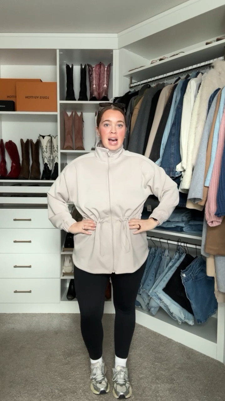 $35 Lululemon look for LESS from Target! 🎯 This jacket is an exact match to the $148 softstreme cinched jacket from lulu. I’m wearing the XL, but probably could have done the Large. 🫶🏻🩵

#LTKFindsUnder50 #LTKMidsize #LTKFindsUnder100