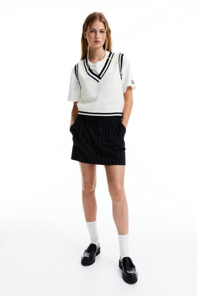 Rib-knit Sweater Vest | H&M (US + CA)