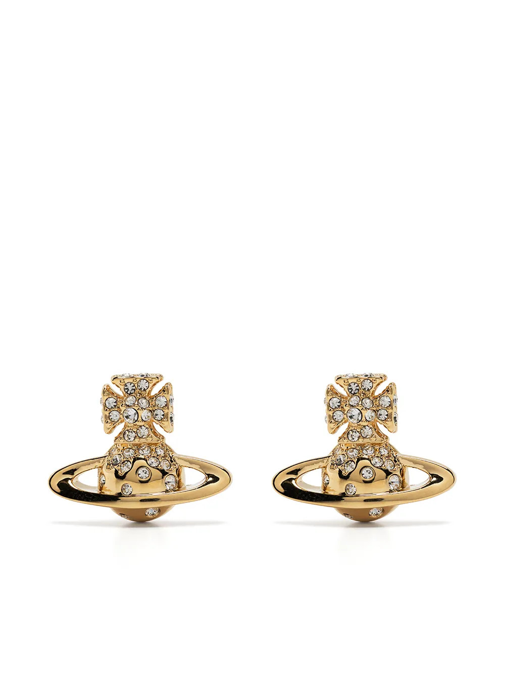Vivienne Westwood Porfiro Bas Relief Earrings - Farfetch | Farfetch Global