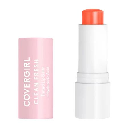 COVERGIRL Clean Fresh Tinted Lip Balm 200 Made For Peach 0.14 oz Clean Vegan Formula Cruelty Free Li | Walmart (US)