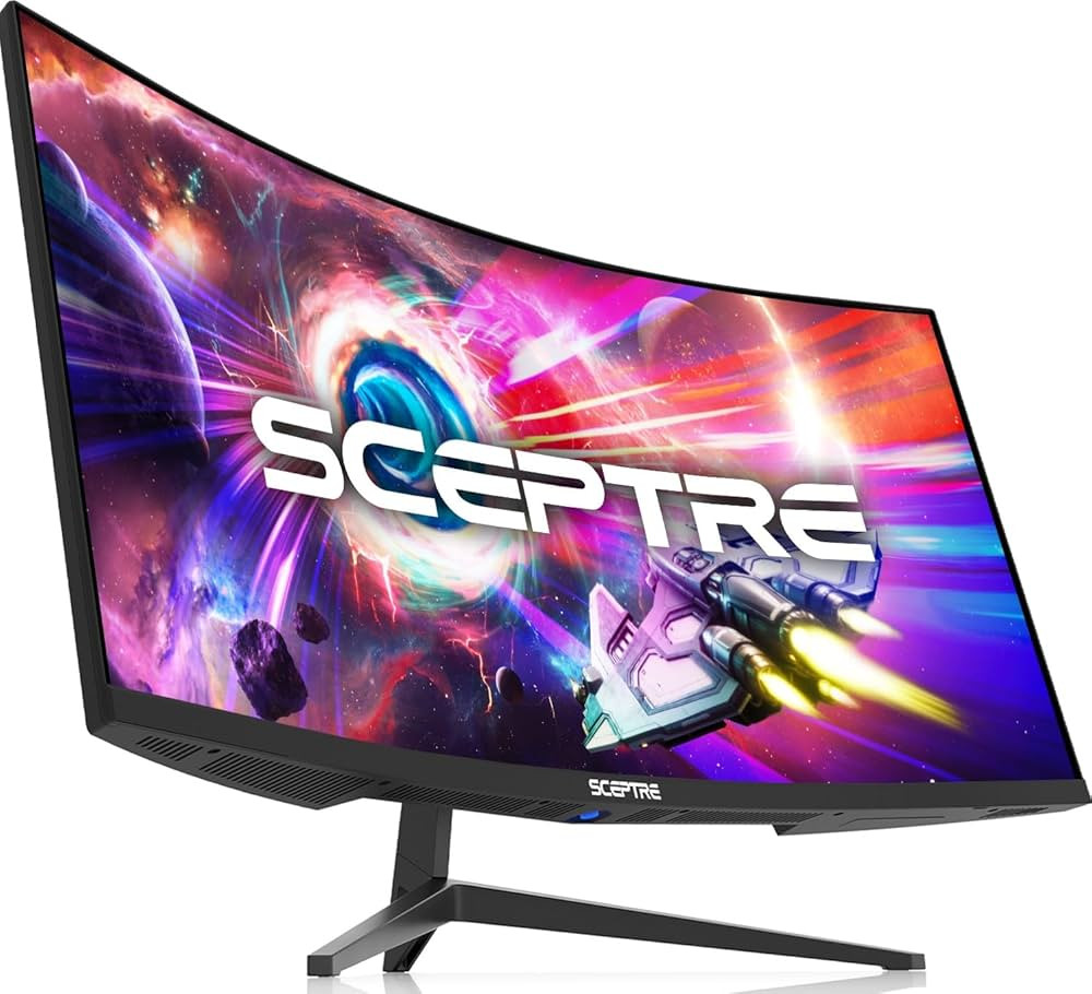 Sceptre 34-Inch Curved Ultrawide WQHD Monitor 3440 x 1440 R1500 up to 165Hz DisplayPort x2 99% sR... | Amazon (US)