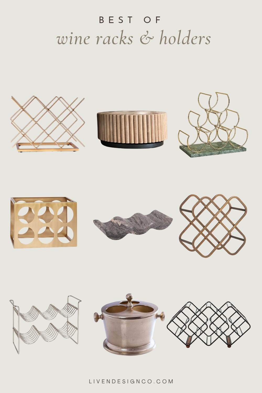 Wine rack. Wine holder. Gift idea for Wine lover. Gold wine rack. Marble wine bottle holder. Countertop wine rack. Last minute gift guide

#LTKSeasonal #LTKHome #LTKSaleAlert