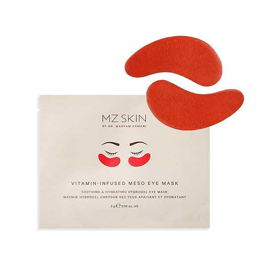 MZ SKIN Vitamin-Infused Meso Eye Mask | Hyaluronic Acid & Niacinamide Enhanced Hydrogel Treatment... | Amazon (US)