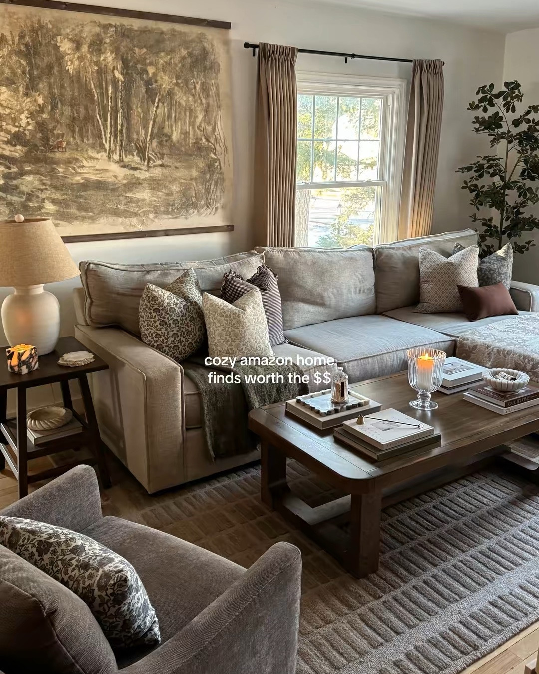 cozy amazon home finds I have & love! 🤎 

amazon finds, amazon home decor, home decor, cozy home finds, organic modern home decor, amazon favorites