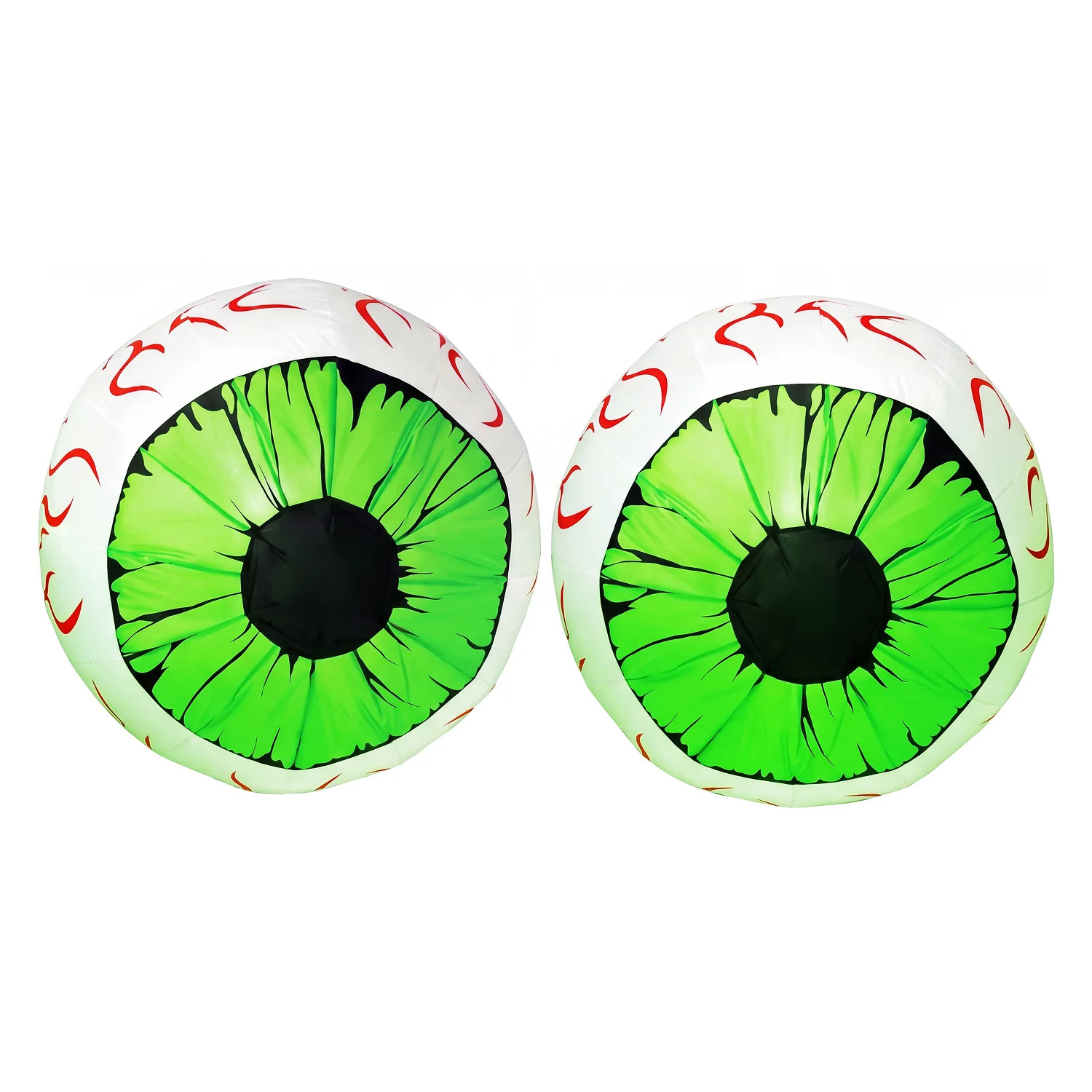 2 Pack Halloween Inflatables Decorations Halloween Blow ups Green Eyes for Yard 3 Ft Inflatable Halloween Decor Outdoor with LEDs Halloween Party Supp | Wayfair North America