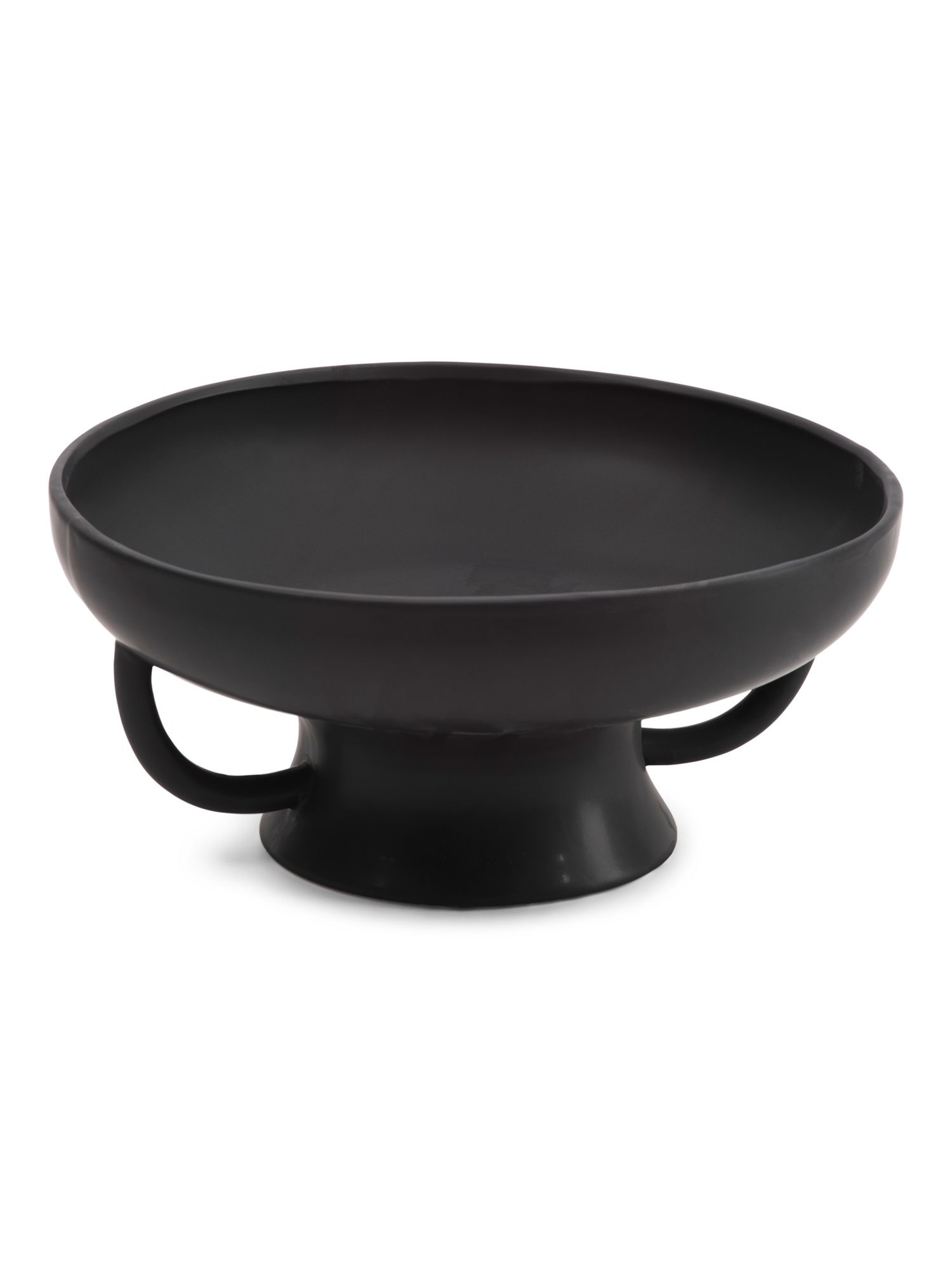 12in Ceramic Textured Bowl With Handles On Stand | Home | Marshalls | Marshalls