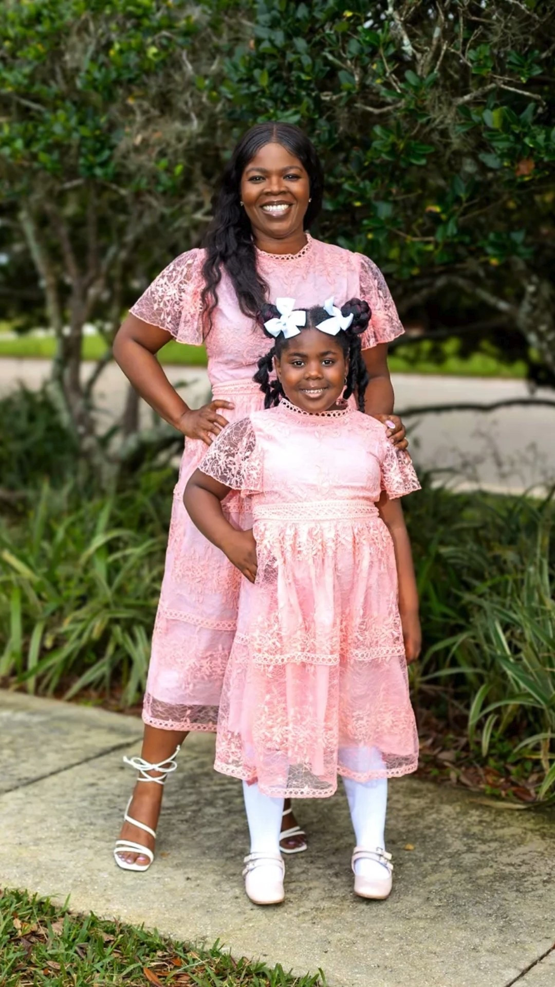 Summer is here, and so is this unbelievably cute pink lace dress! It's perfect for all your summer plans, whether you're dressing up or keeping it casual. For sizing, I'm a large, and my daughter is a 4XL.
#mommyandme #matchingoutfit #brunchlook #sparkleinpink

#LTKStyleTip #LTKSeasonal #LTKKids