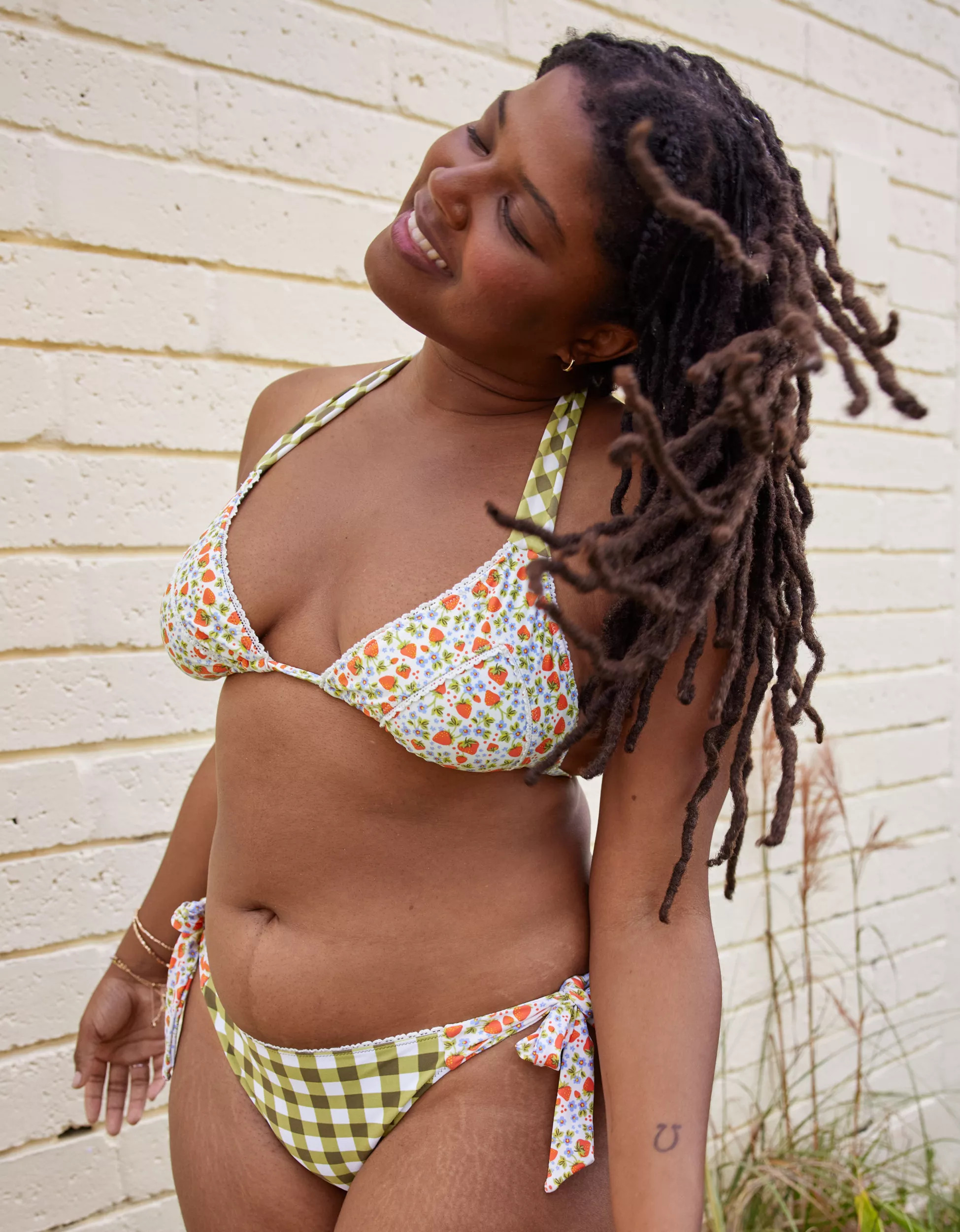 Aerie String Triangle Bikini Top | American Eagle Outfitters (US & CA)