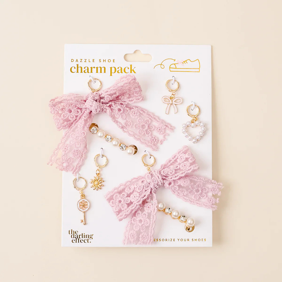 Key to My Heart Dazzle Shoe Charm | Southern Roots