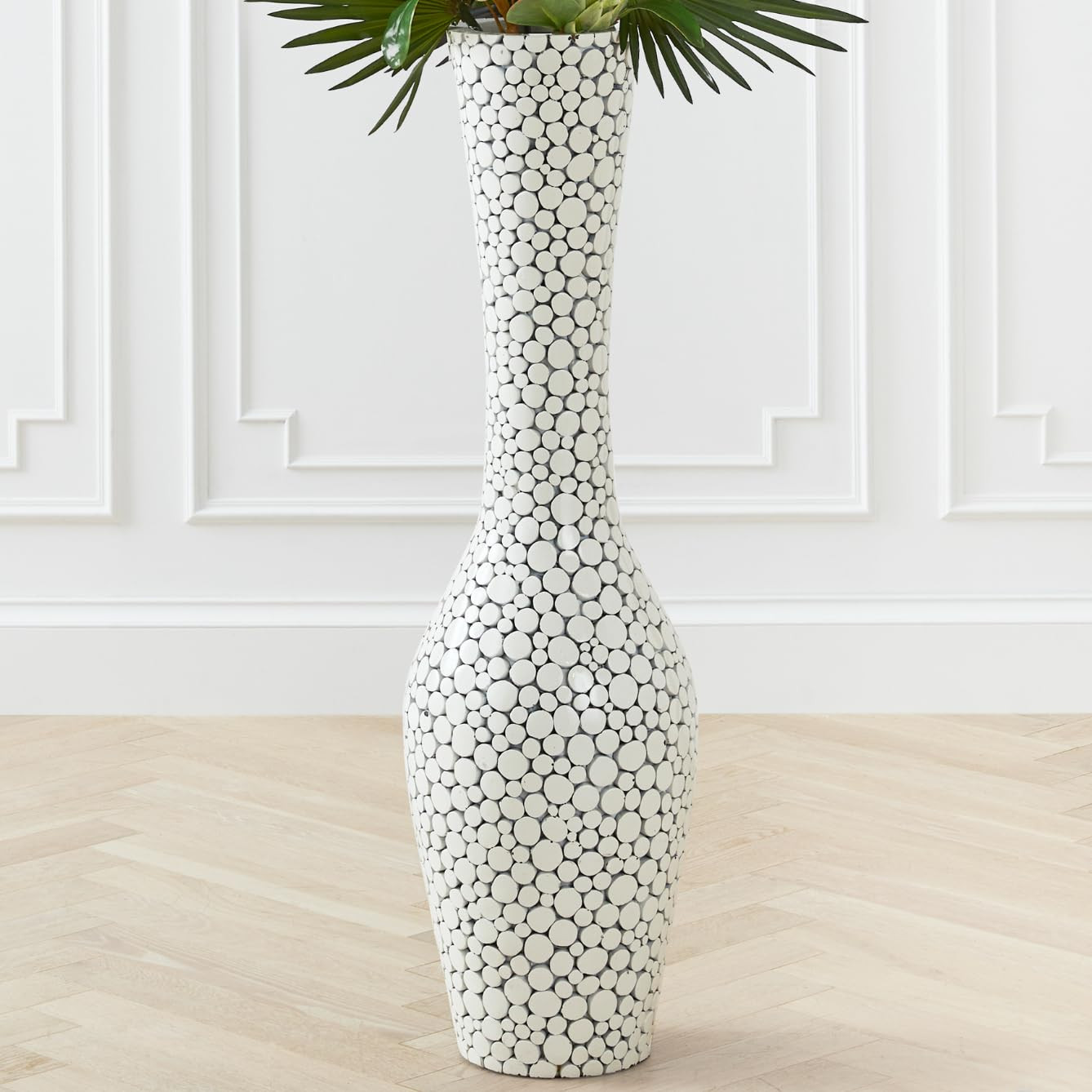 Wood Oslo Floor Vase, Modern Flower Vase for Elegant Home Decor, Designed for Decorative Flowers ... | Amazon (US)