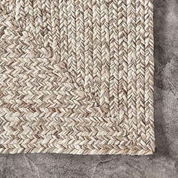 nuLOOM Wynn Braided Indoor/Outdoor Area Rug, 6' x 9', Tan | Amazon (US)