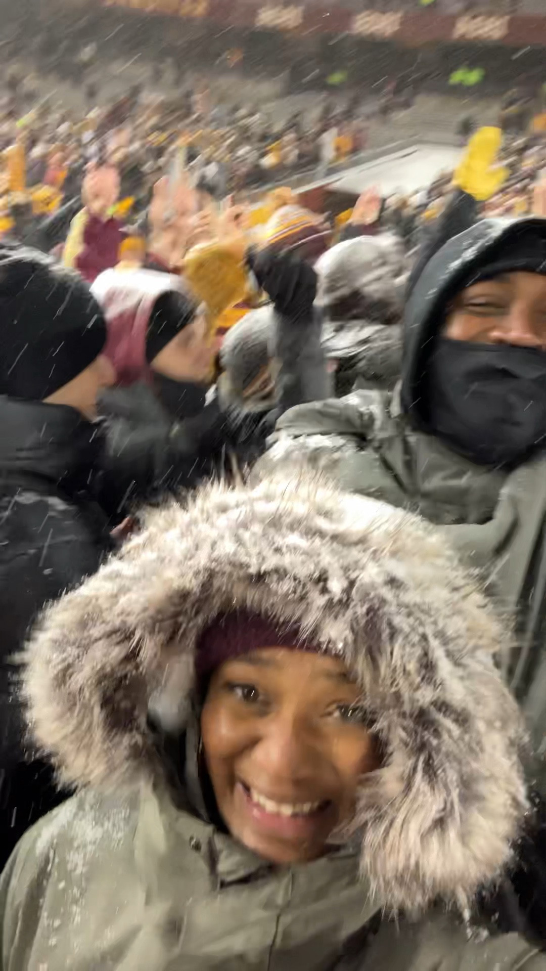 What a fun time in snowy Minnesota!! So cold but first time rushing the field at a game! What a blast! Super excited for my stepson! 


#LTKvlog #LTKootd #LTKdayinmylife