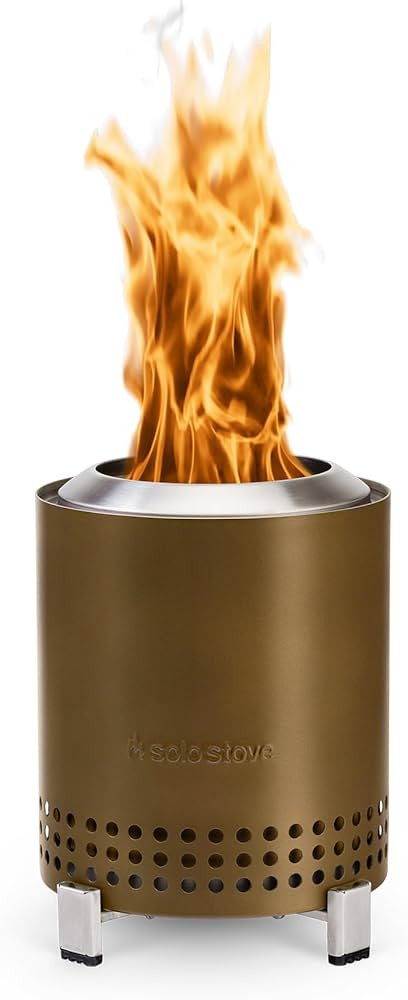 Solo Stove Mesa, 5.1 Inch Tabletop Fire Pit with Stand - Smokeless, Stainless Steel Fire Pit for ... | Amazon (US)
