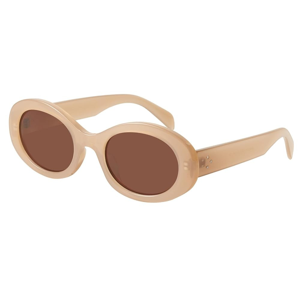 mosanana Oval Retro Trendy Sunglasses for Women 90s Style MS52371 | Amazon (US)