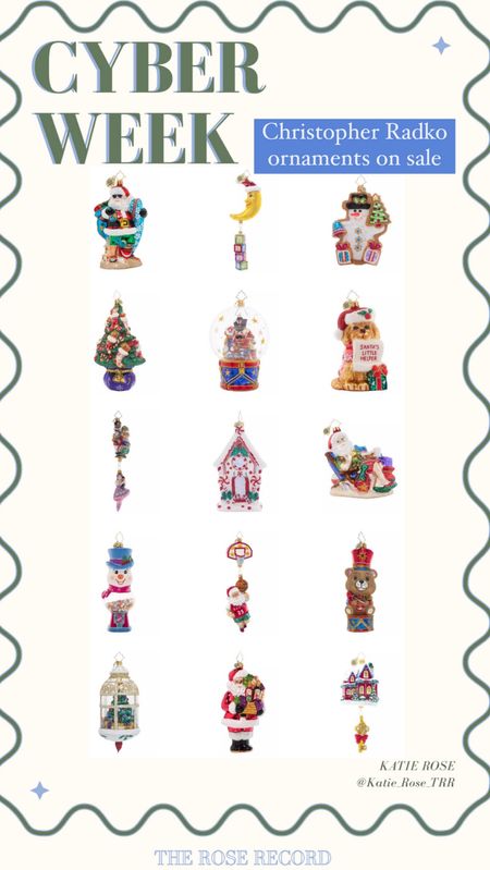 Radko ornaments on sale 

#LTKHoliday #LTKCyberWeek #LTKGiftGuide