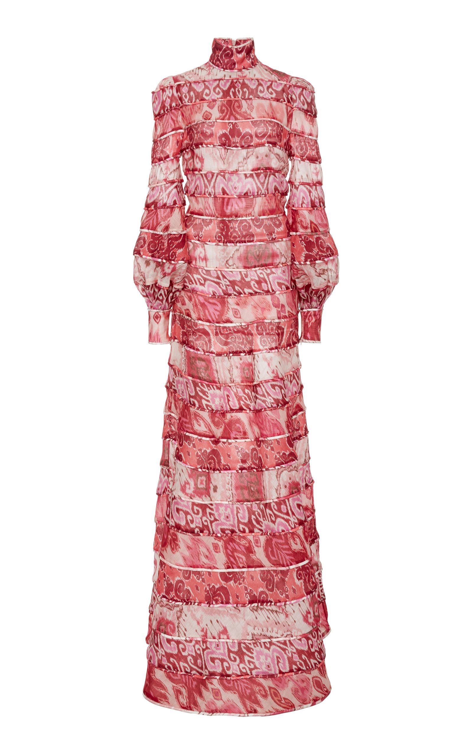 Zimmermann Wavelength Tiered Printed Silk Dress | Moda Operandi Global