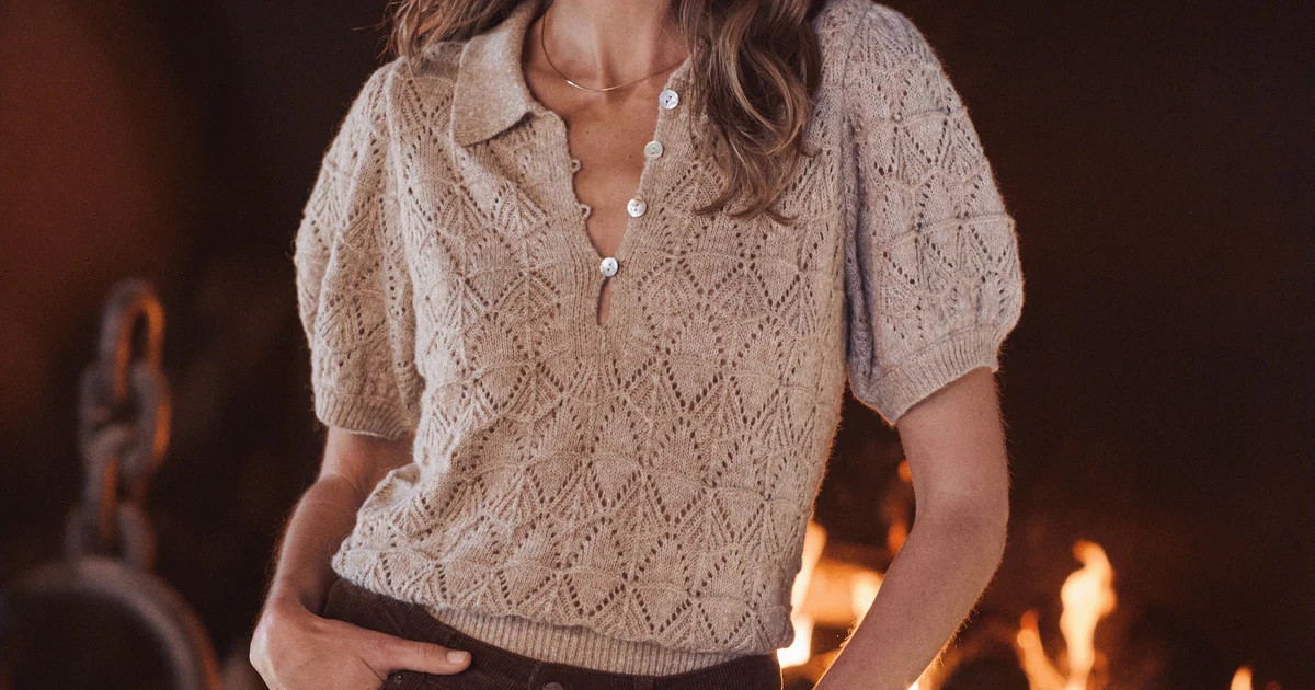Rebecca Sweater Polo | Marine Layer