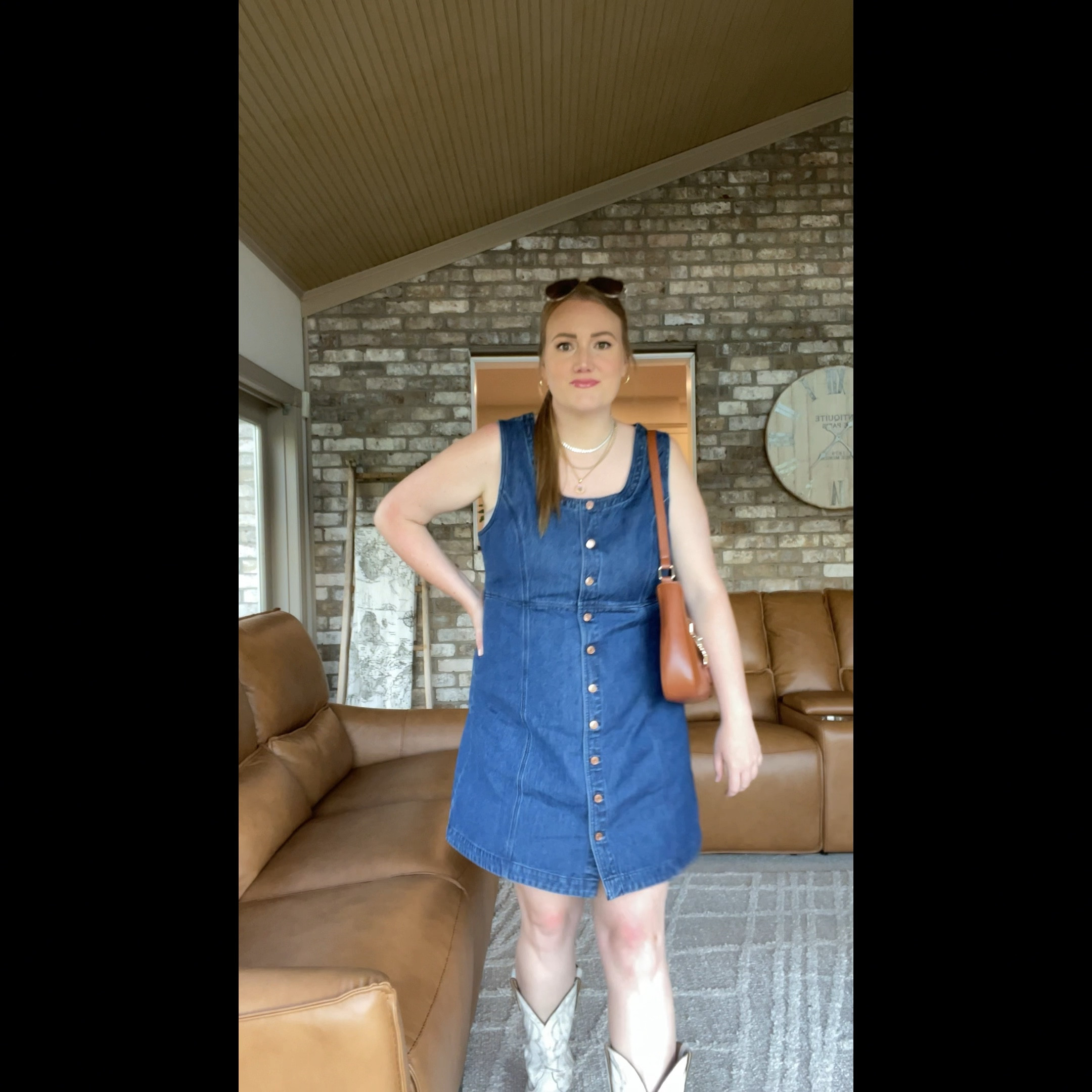 Love this denim dress! It has wiggle room and is so comfortable. When you get it on sale it’s under $50! 

#LTKSummerSales #LTKFindsUnder50 #LTKSaleAlert