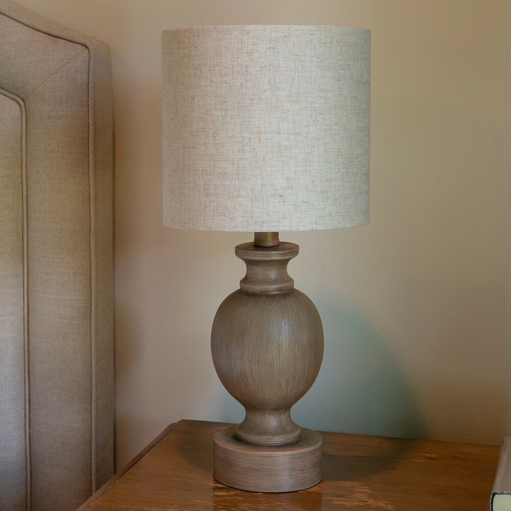 Elijah Farmhouse Barrel Lamp (antebellum) | Bed Bath & Beyond