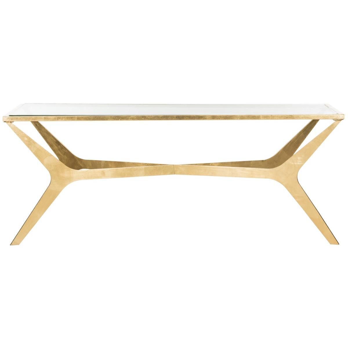 Edythe Coffee Table - Gold/Clear - Safavieh | Target