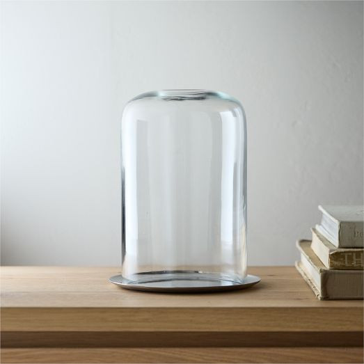 Kuba Glass &amp; Metal Cloche | West Elm (US)
