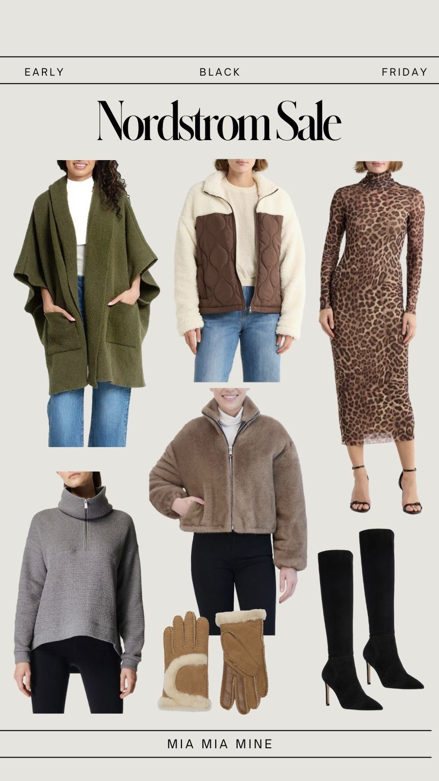 Nordstrom black Friday deals
Save up to 60% off fall jackets, boots and dresses 

#LTKCyberWeek #LTKFindsUnder100 #LTKSaleAlert