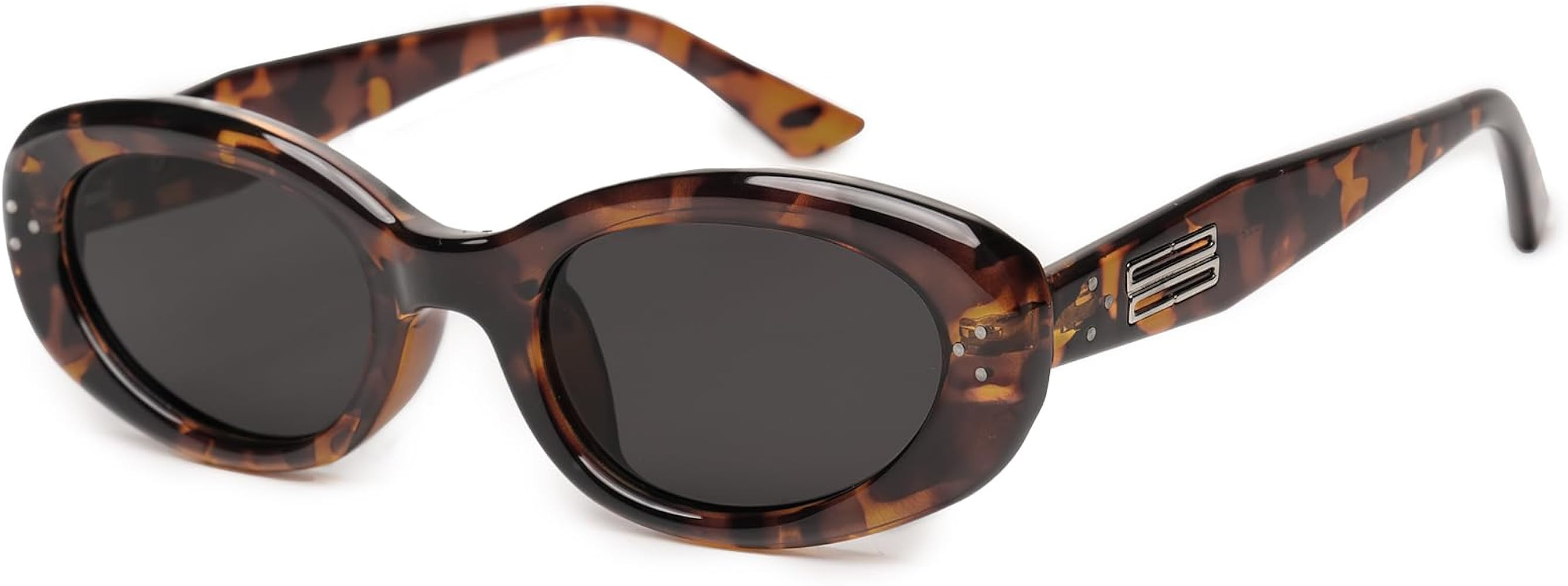 FURTALK Polarized Sunglasses Womens Oval Retro Trendy UV400 Protection Lightweight | Amazon (US)