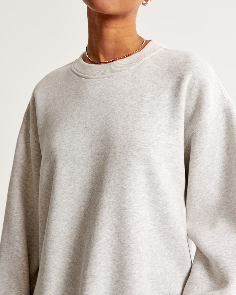 Essential Vintage Sunday Vent-Hem Crew | Abercrombie & Fitch (US)