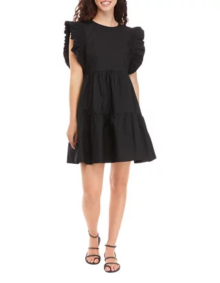 Women's Flutter Tiered Dress | Belk