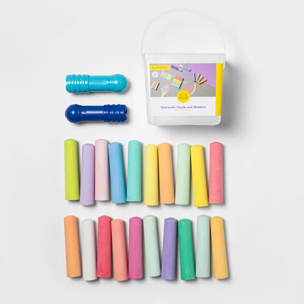 22pc Chalk Bucket With Holders - Sun Squad™ | Target