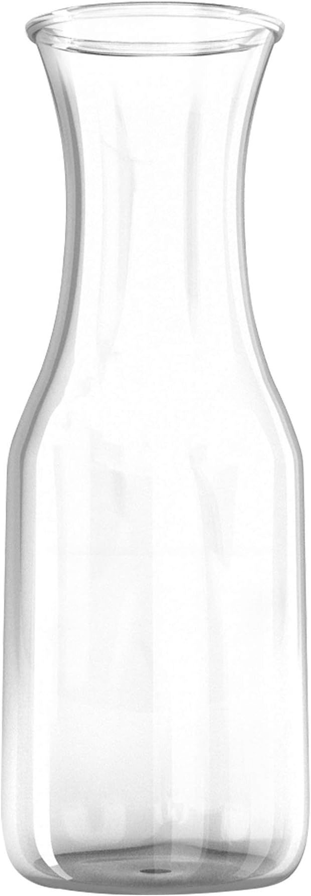 34 oz Glass Carafe - 1 Bottle - Drink Pitcher and Elegant Wine Decanter, Comfortable Grip with Na... | Amazon (US)
