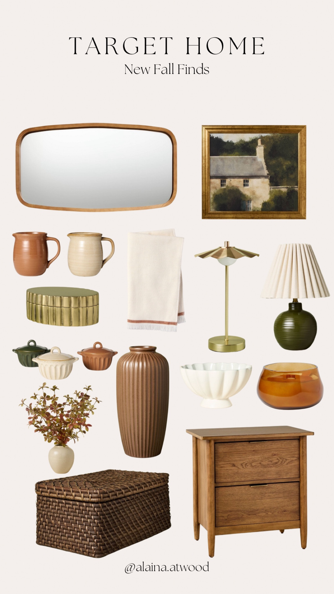 New fall home finds from Target! 

target home, home decor, fall decor, threshold, studio mcgee, table lamp, vase, fall kitchen items, two drawer side table, mirror, wall art, fall candles, storage basket, home

#LTKHome #LTKStyleTip