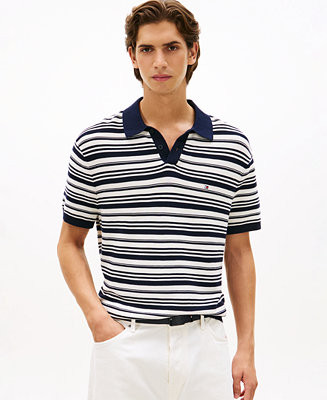 Tommy Hilfiger Men's Cool Tech Regular-Fit Knit Polo Shirt - Macy's | Macy's