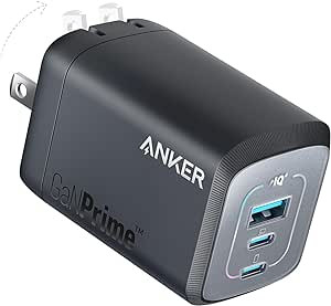 Anker Prime 100W USB C Charger, Anker GaN Wall Charger, 3-Port Compact Fast PPS Charger, for MacB... | Amazon (US)