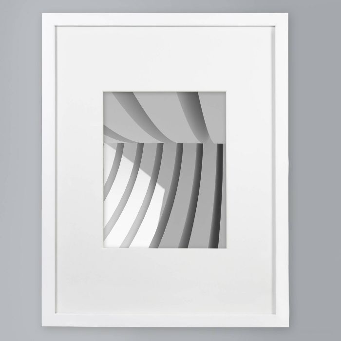 8" x 10" Matted Wood Frame White - Made By Design™ | Target