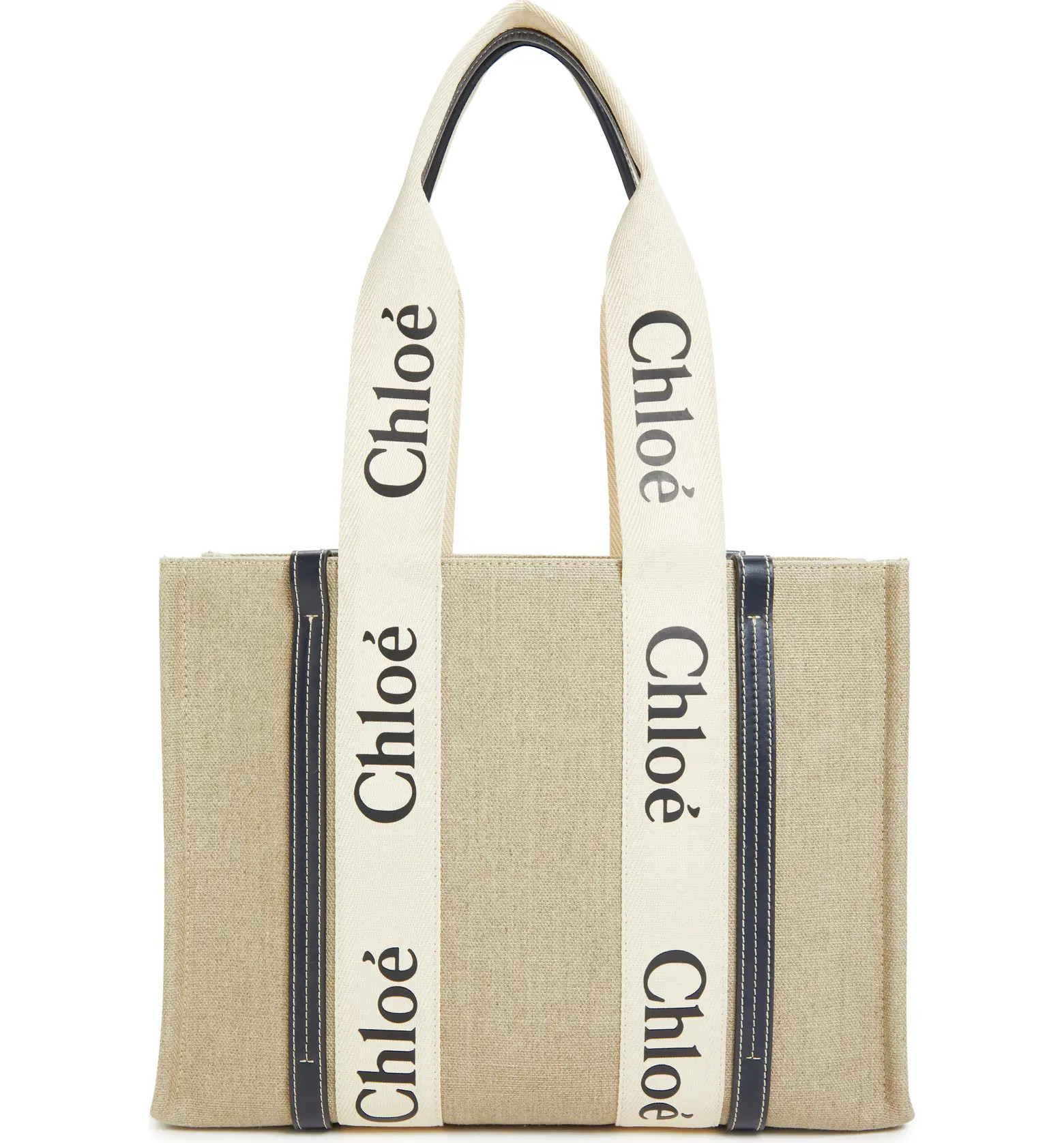 Medium Woody Linen Tote | Nordstrom