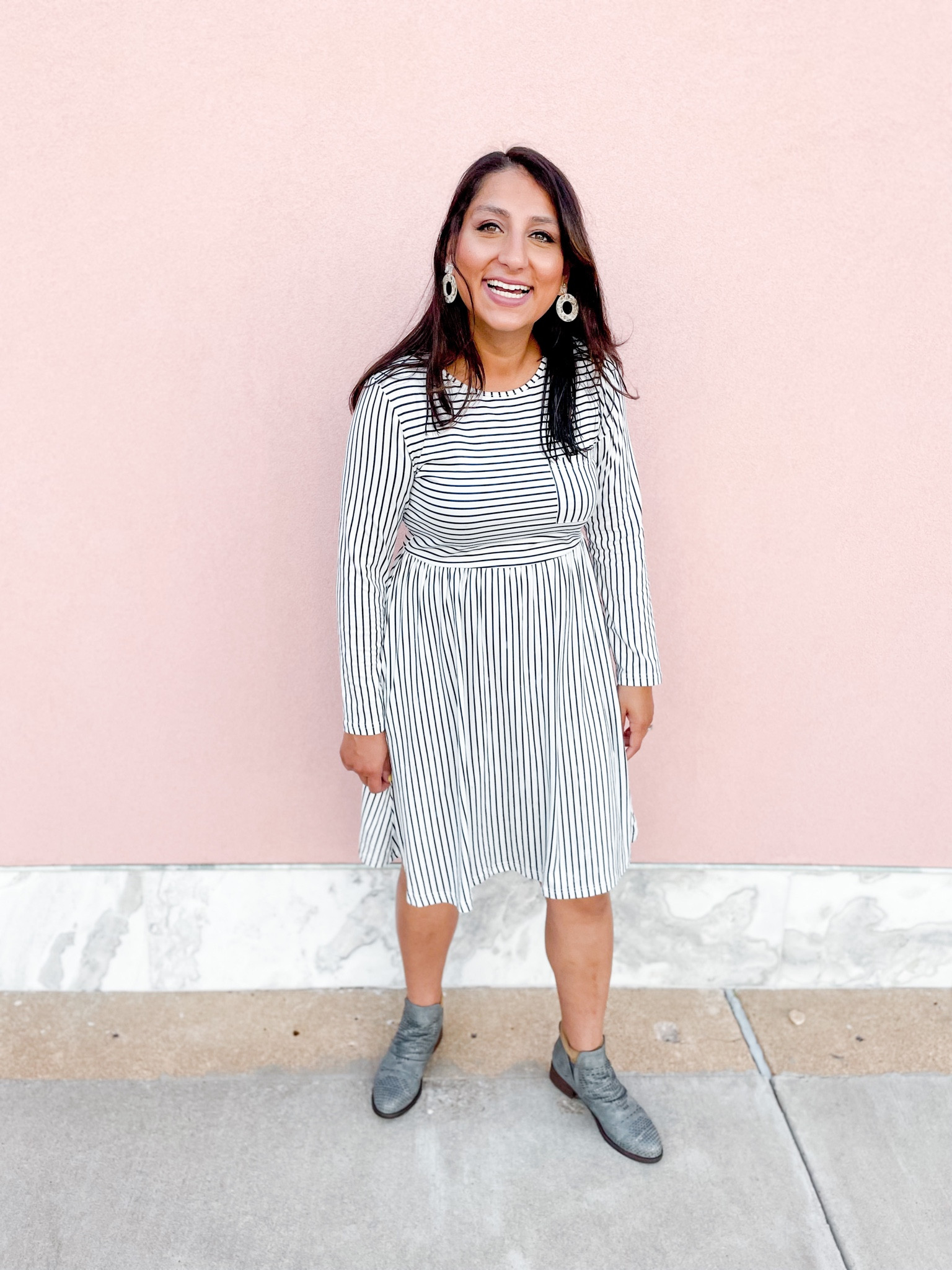 Fall stripe dres  

#LTKSeasonal #LTKworkwear #LTKstyletip