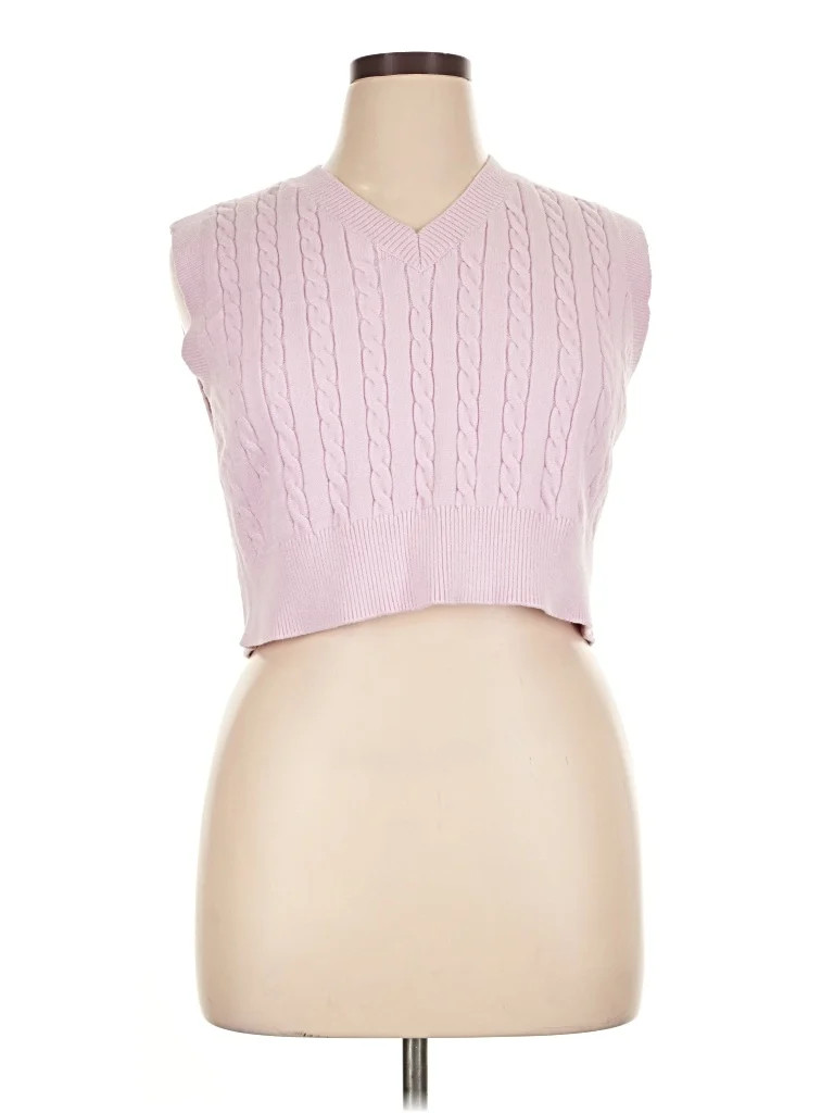 Unbranded Pink Sweater Vest Size XL - 56% off | ThredUp (US)