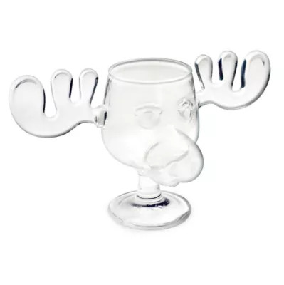 National Lampoon's Christmas Vacation Clear Glass Moose Mug | Bed Bath & Beyond