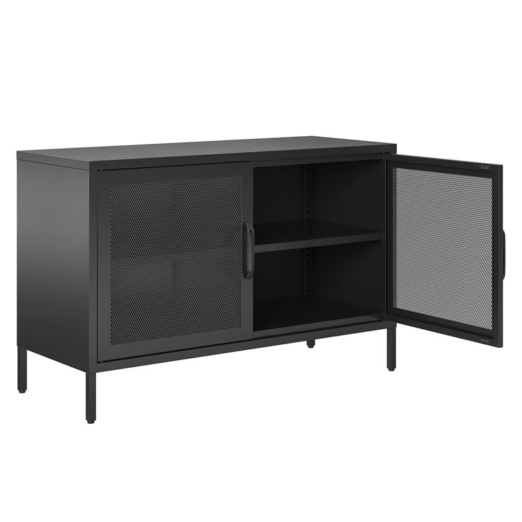 Aprel 2 Door Storage Cabinet-Mesh Metal Locker | Wayfair Professional