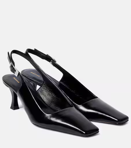 65 leather slingback pumps | Mytheresa (US/CA)