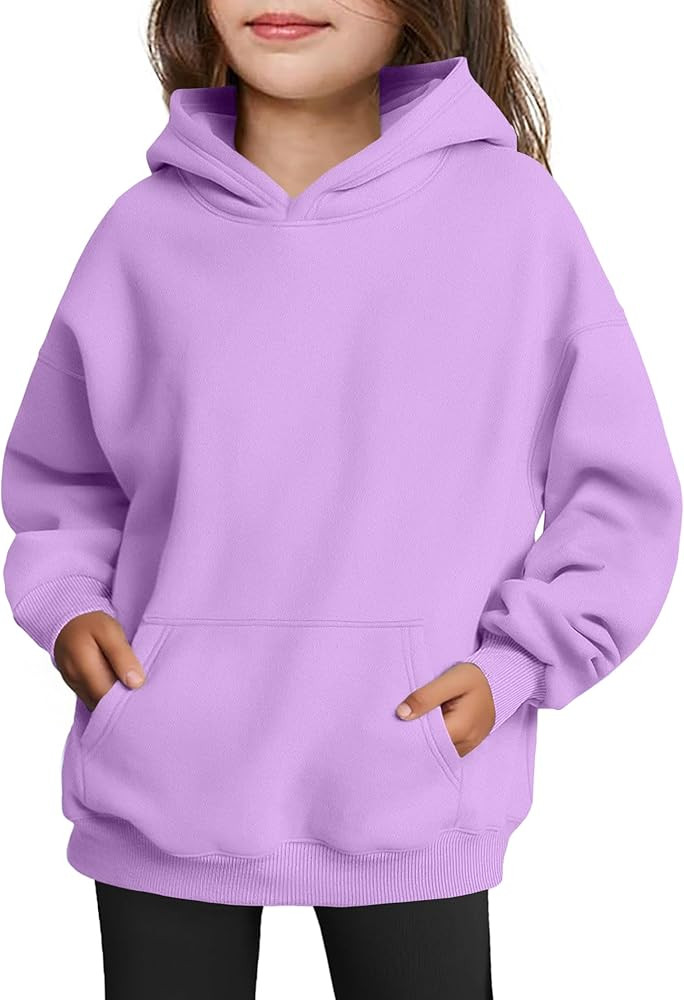 Arshiner Girls Oversized Hoodies Fleece Pullover Sweatshirts Kids Fashion Casual Outfits Fall Win... | Amazon (US)