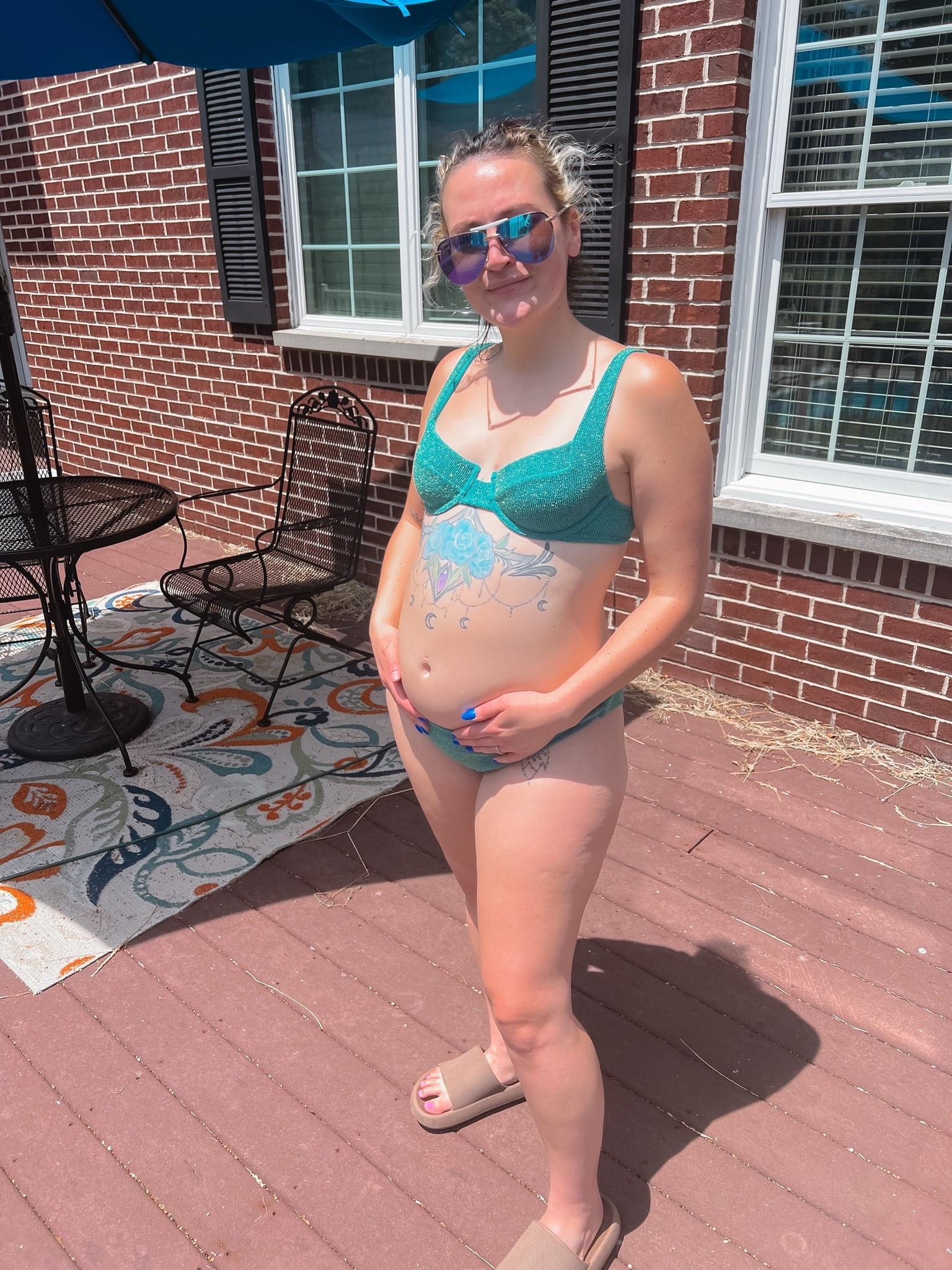 What carrying twins at 10 weeks looks like when you’re only 5ft tall lol

#LTKBump #LTKBaby #LTKSwim