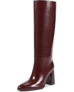 wetkiss Knee High Boots Women with No Zipper Slip On Boots for Work Date Dress Party Club Shoes | Amazon (US)