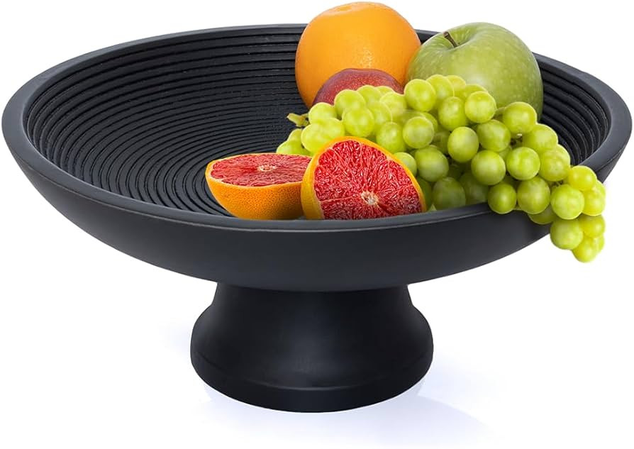 Folkulture Wooden Fruit Bowl for Kitchen Counter | 12" Large Premium Eco Friendly Banana Fruit Ba... | Amazon (US)