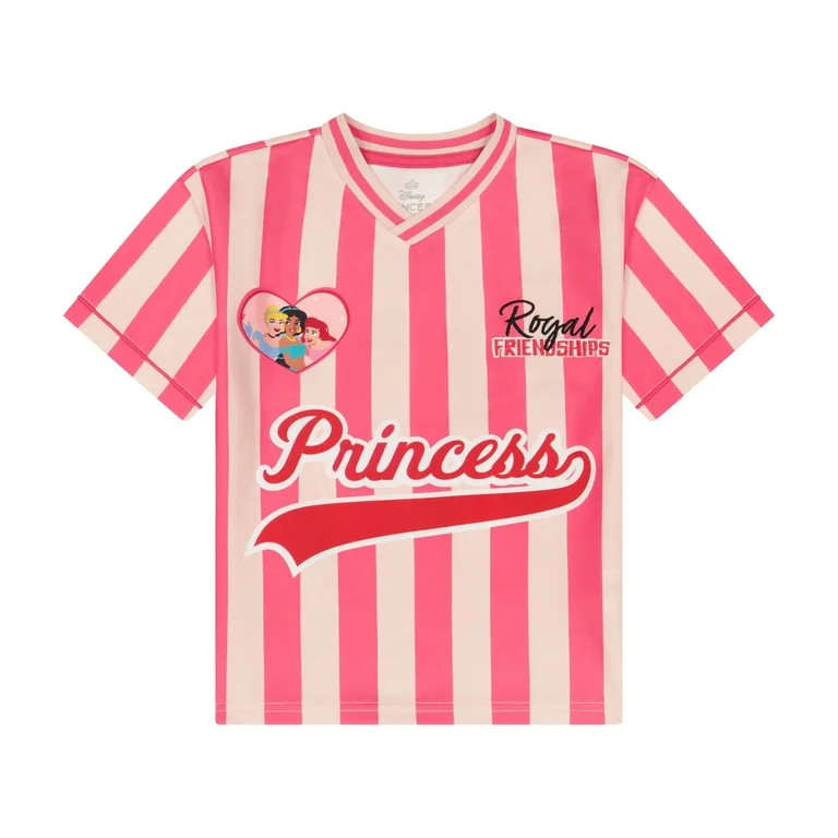 Princess Toddler Girl Short Sleeve Jersey, Sizes 12 Months-5T | Walmart (US)