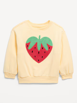 Long-Sleeve Graphic French Terry Sweatshirt for Toddler Girls | Old Navy (US)