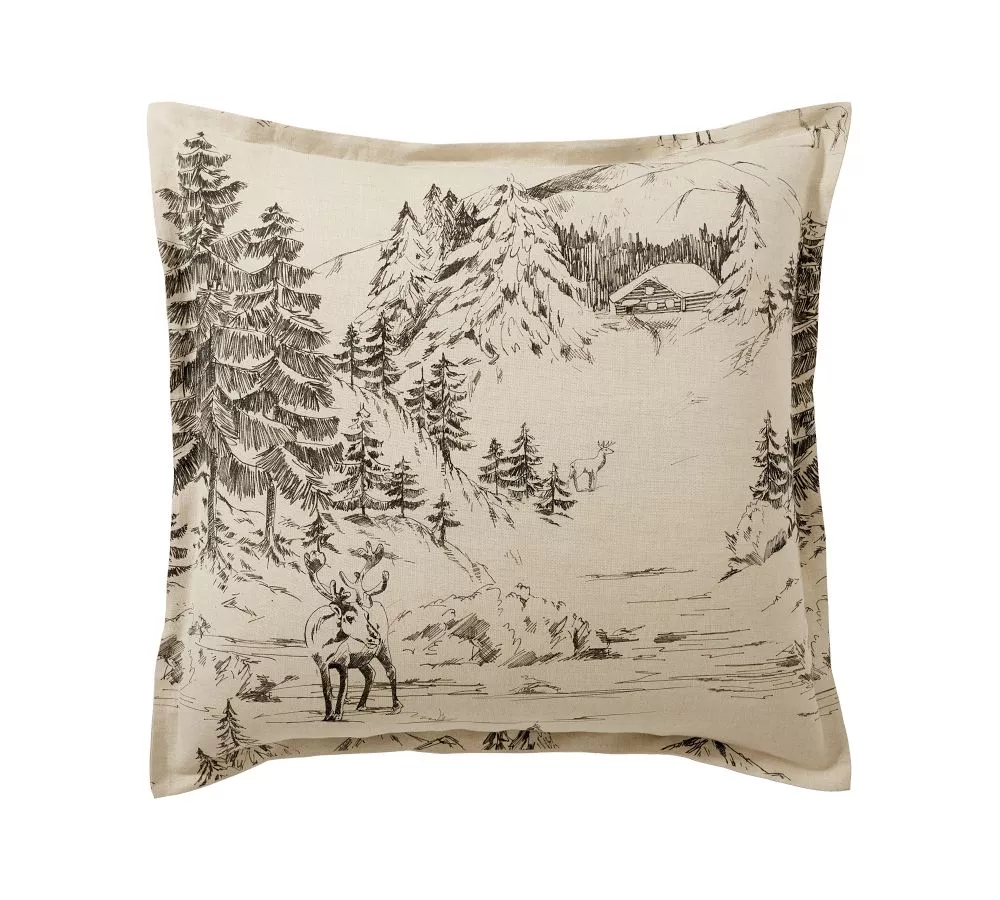 Pottery barn deer clearance pillow