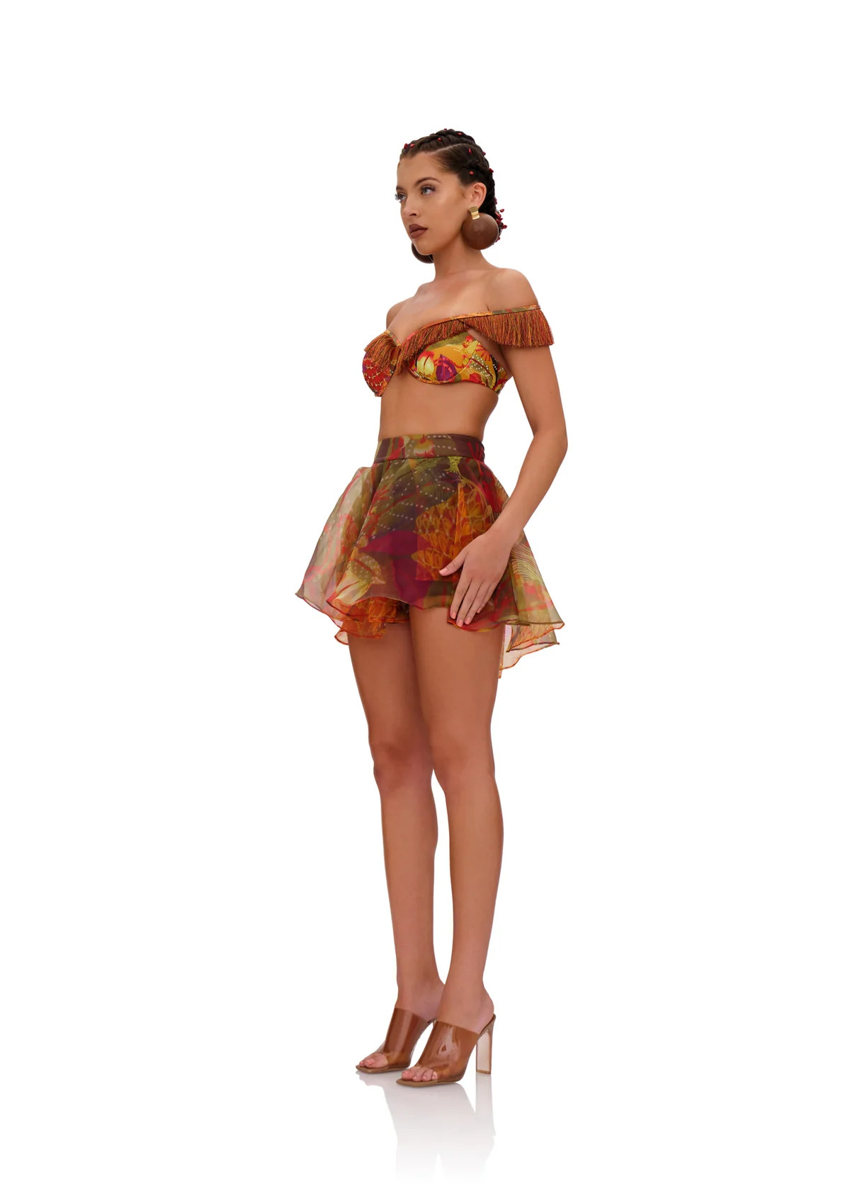 KOKOS SHORTS - KOLA PRINT | ANDREA IYAMAH